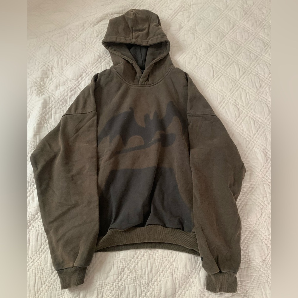 Men's Olive Graphic Hoodie